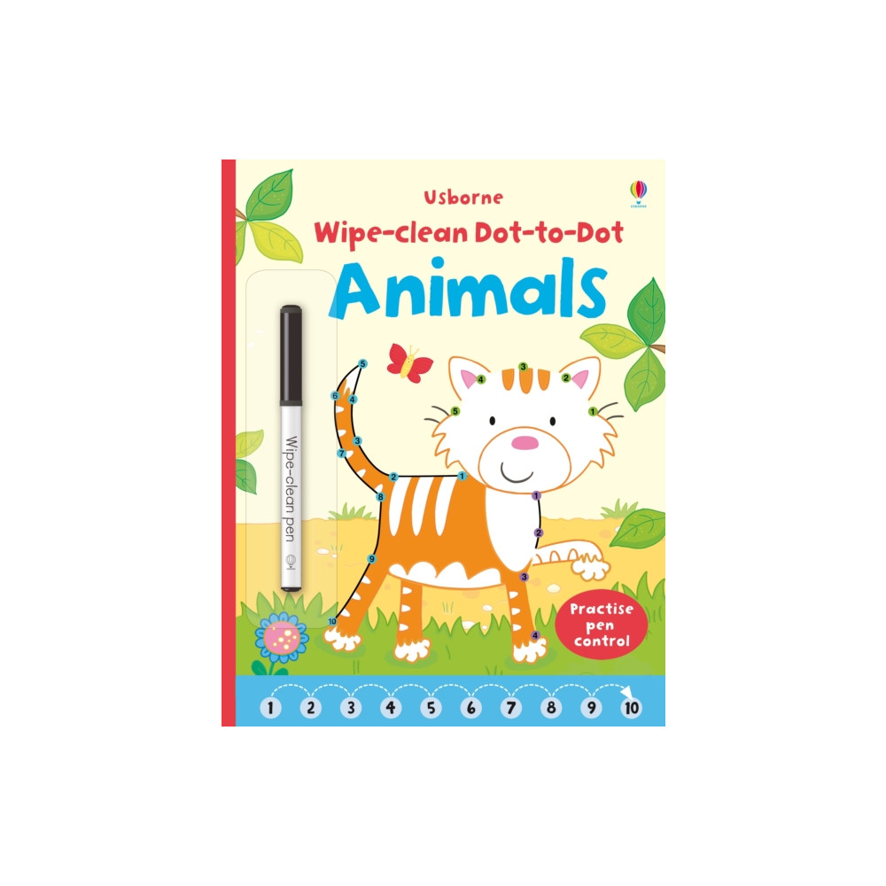 Produktbild för Wipe-clean Dot-to-dot Animals (häftad, eng)
