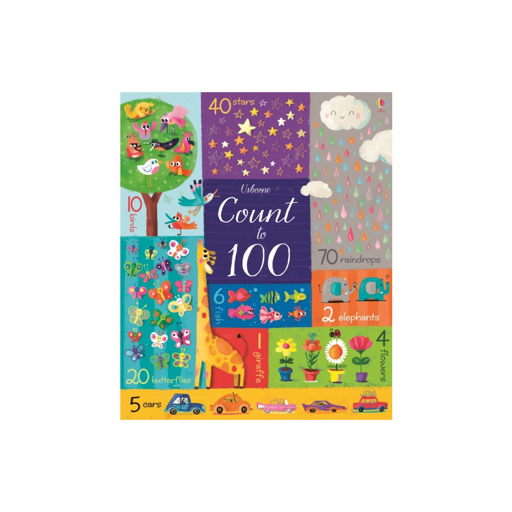 Produktbild för Count to 100 (bok, board book, eng)