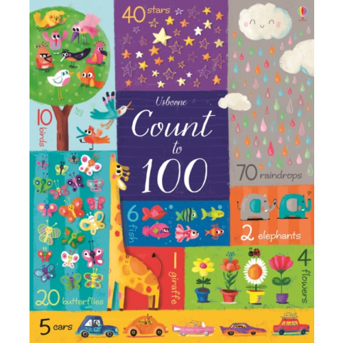 Usborne Publishing Ltd Count to 100 (bok, board book, eng)