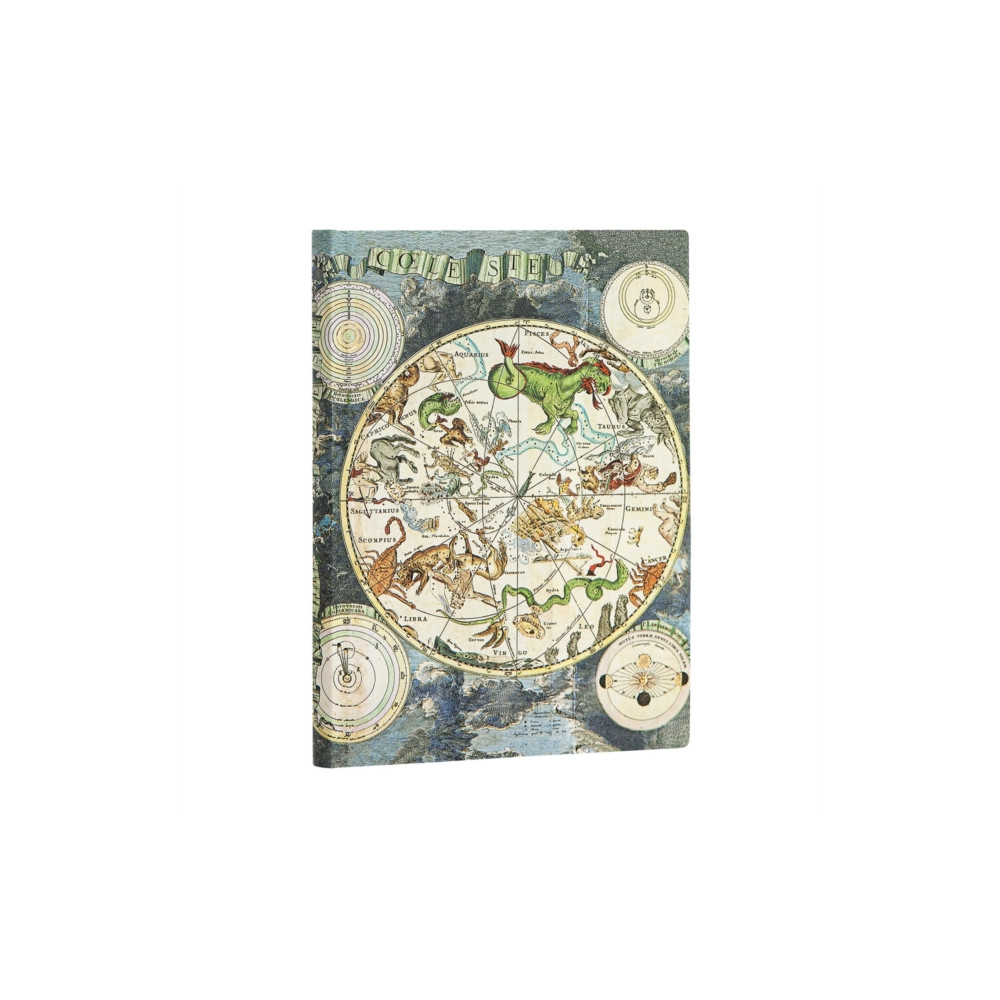Produktbild för Celestial Planisphere Midi Lined Softcover Flexi Journal (häftad, eng)
