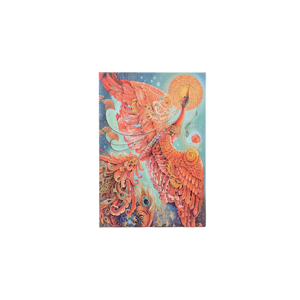 Produktbild för Firebird (Birds of Happiness) Midi Lined Hardback Journal (Elastic Band Closure) (inbunden, eng)