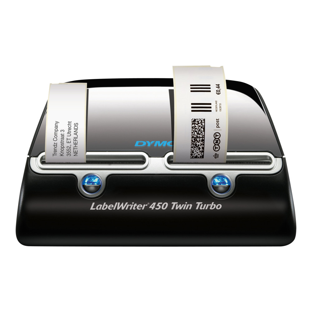 Produktbild för DYMO LabelWriter 450 Twin Turbo - etikettskrivare - svartvit - direkt termisk