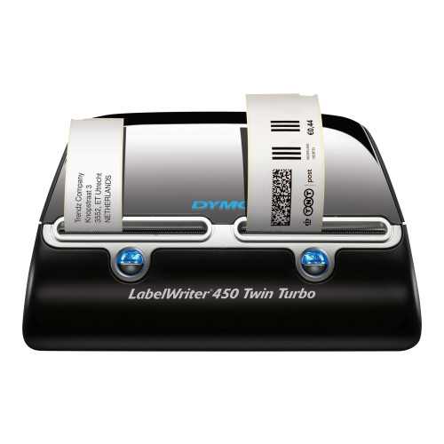 Newell Rubbermaid DYMO LabelWriter 450 Twin Turbo - etikettskrivare - svartvit - direkt termisk