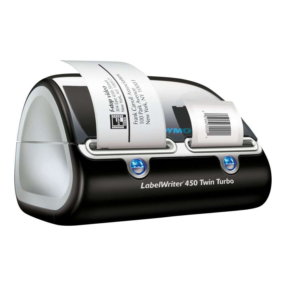 Produktbild för DYMO LabelWriter 450 Twin Turbo - etikettskrivare - svartvit - direkt termisk