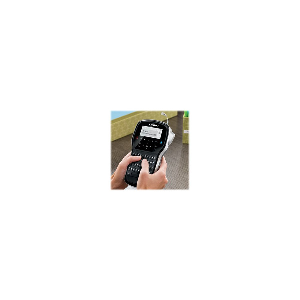 Produktbild för DYMO LabelMANAGER 280 - etikettskrivare - svartvit - termisk överföring