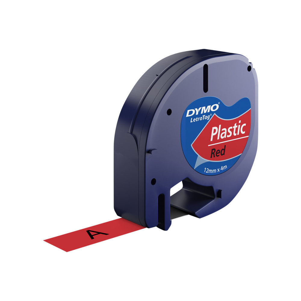 Produktbild för DYMO LetraTAG - tejp - 1 kassett(er) - Rulle (1,2 cm x 4 m)