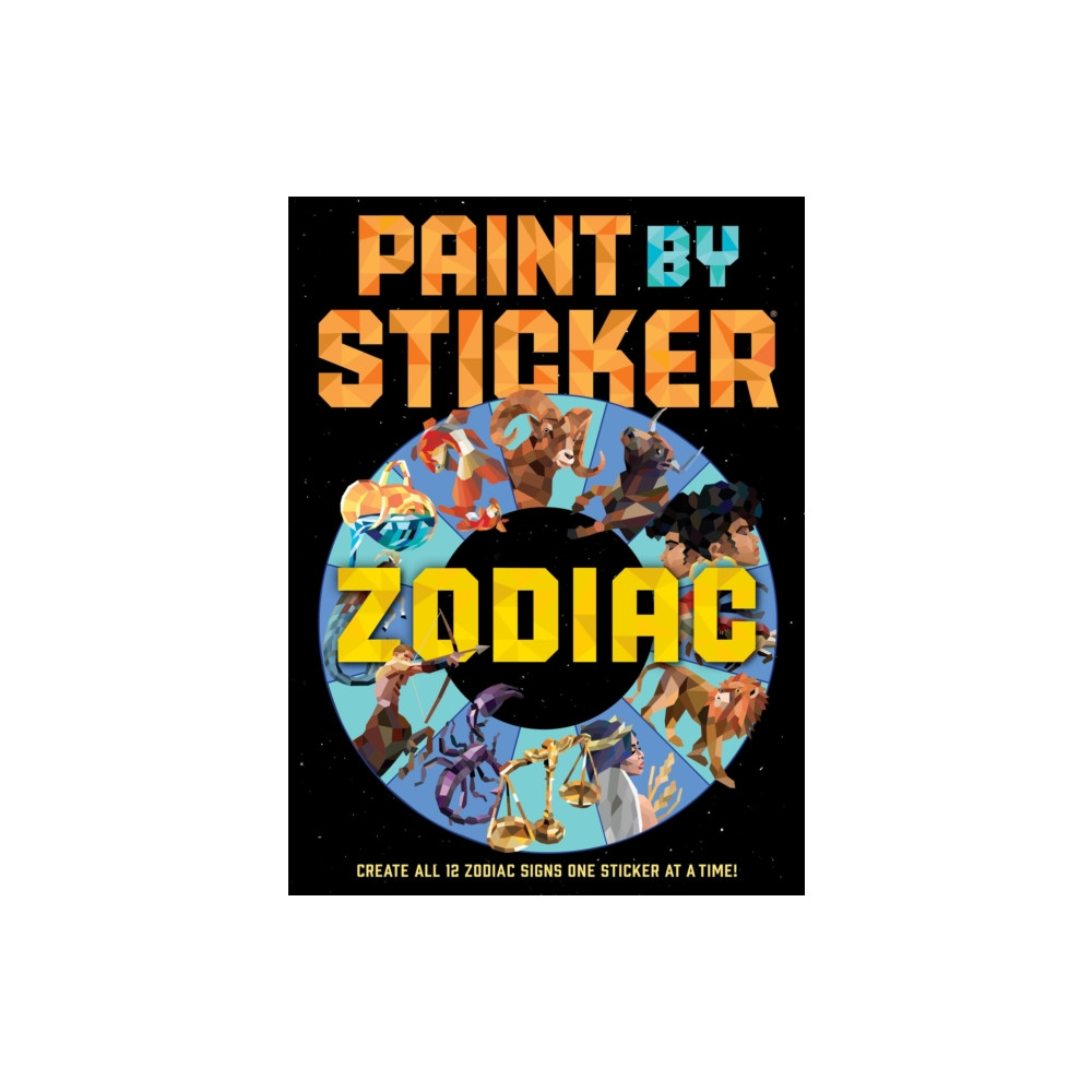 Produktbild för Paint by Sticker: Zodiac (häftad, eng)