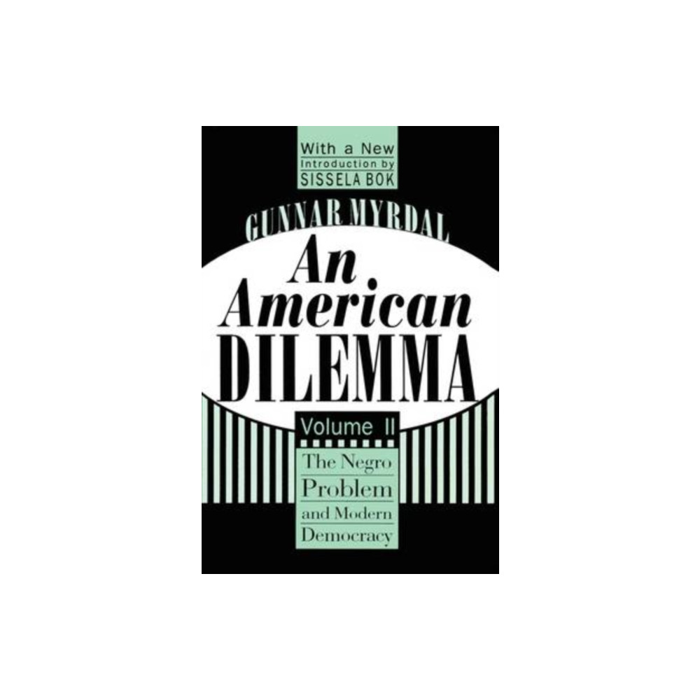 Produktbild för An American Dilemma (häftad, eng)