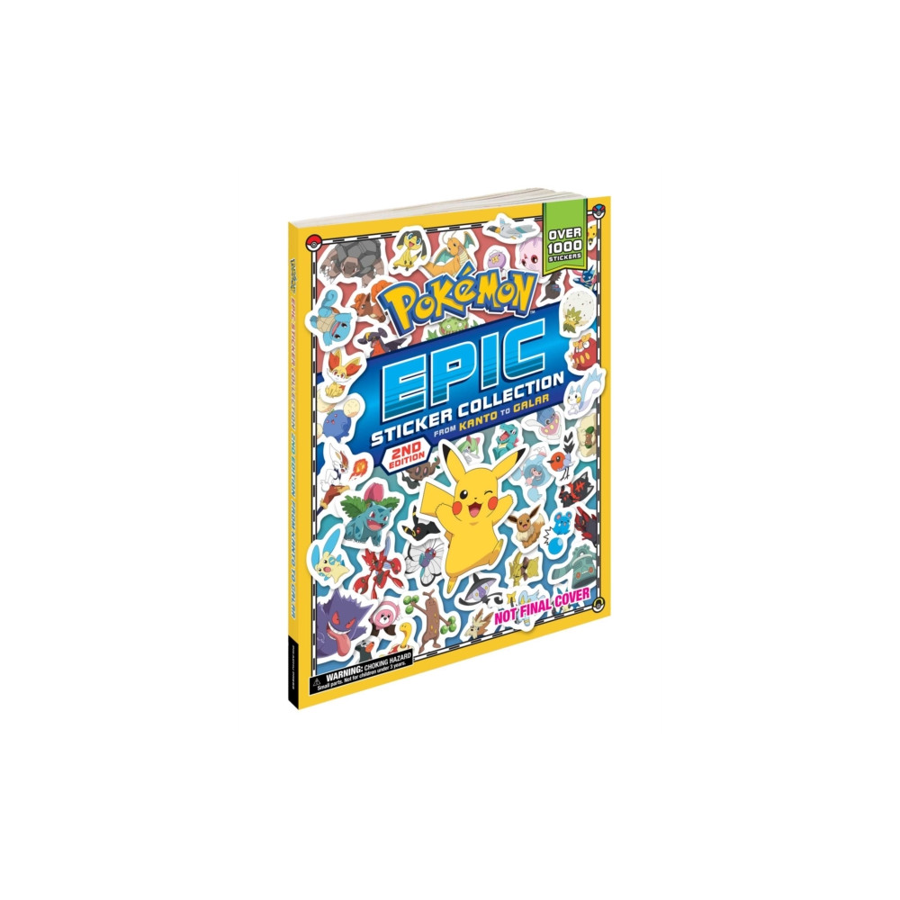 Produktbild för Pokemon Epic Sticker Collection 2nd Edition: From Kanto to Galar (häftad, eng)