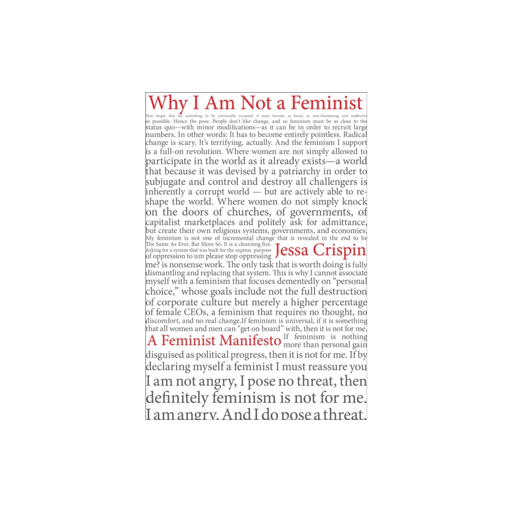 Produktbild för Why I am Not a Feminist (häftad, eng)