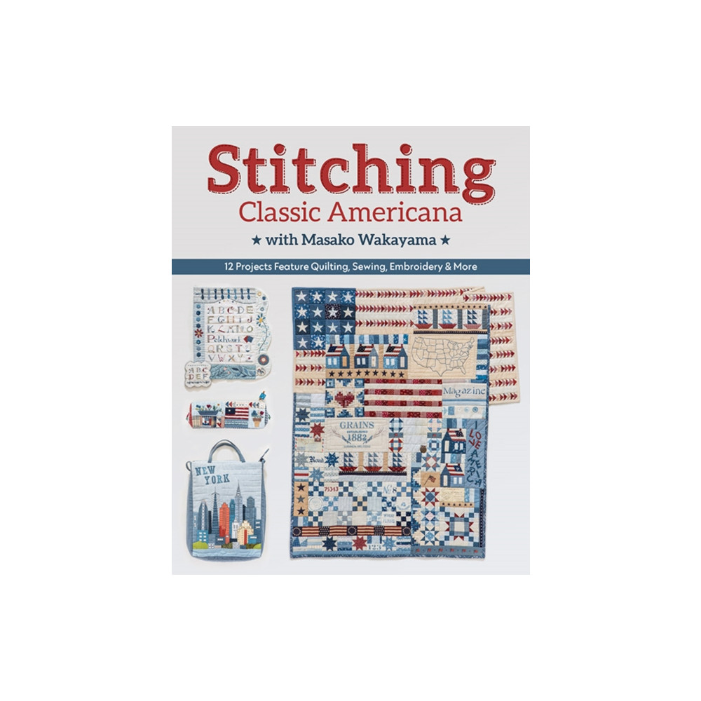 Produktbild för Stitching Classic Americana with Masako Wakayama (häftad, eng)