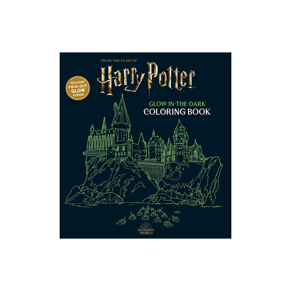 Produktbild för Harry Potter Glow-in-the-Dark Coloring Book (häftad, eng)