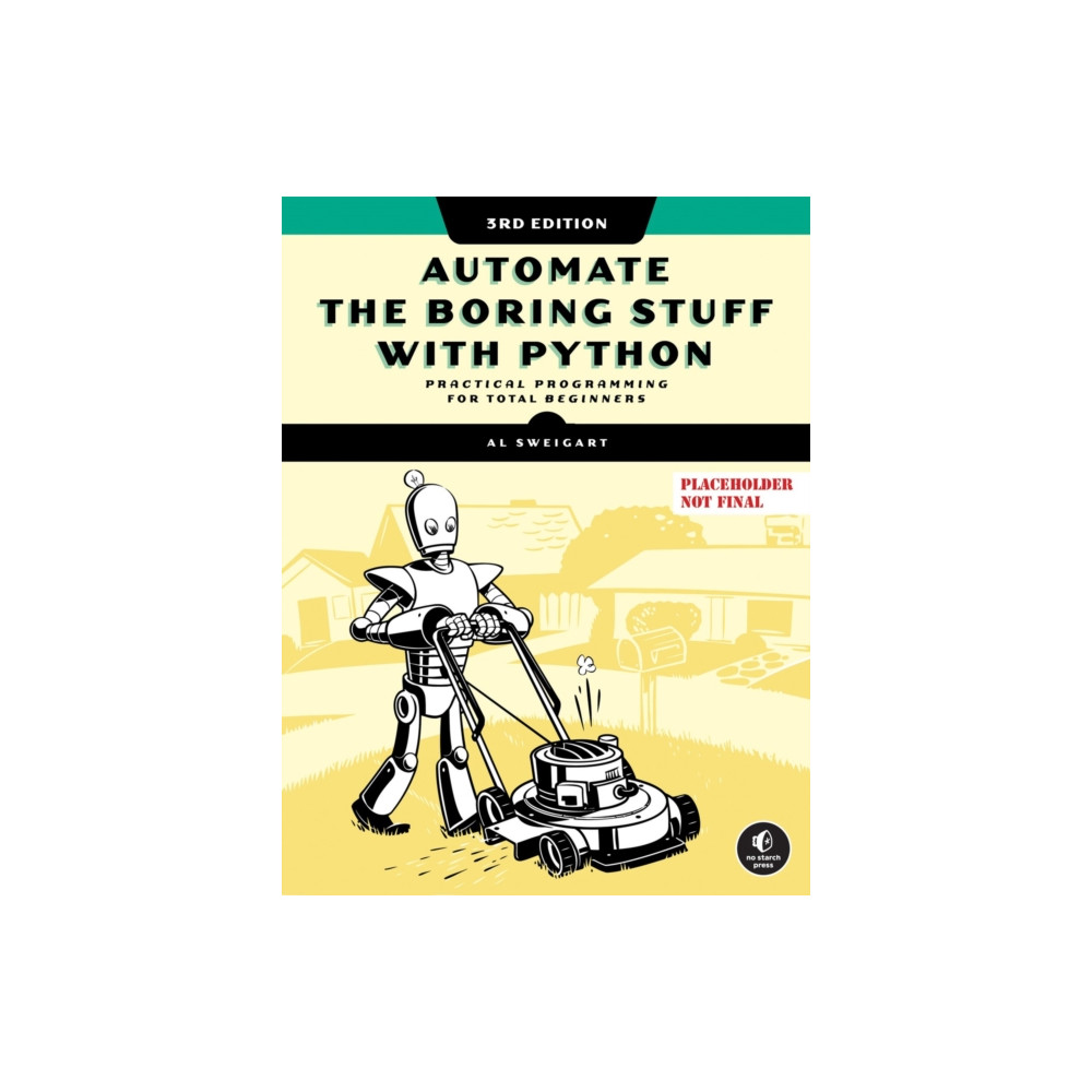 Produktbild för Automate the Boring Stuff with Python, 3rd Edition (häftad, eng)