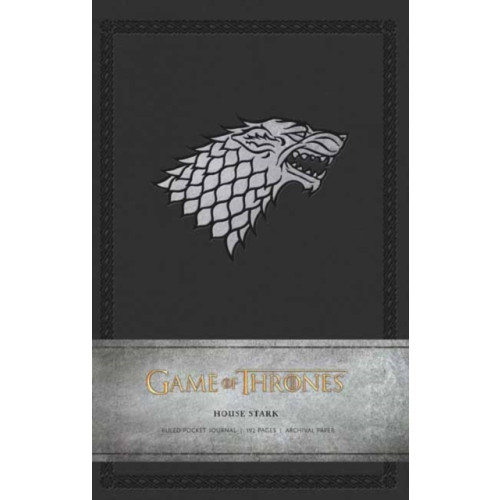 Insight Editions Game of Thrones: House Stark Ruled Pocket Journal (inbunden, eng)