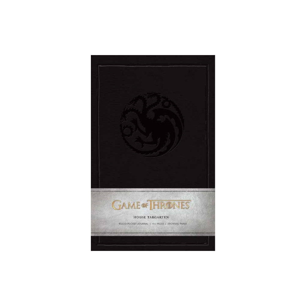 Produktbild för Game of Thrones: House Targaryen Ruled Pocket Journal (inbunden, eng)