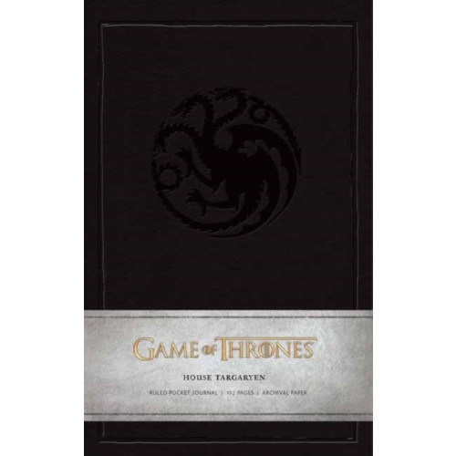 Insight Editions Game of Thrones: House Targaryen Ruled Pocket Journal (inbunden, eng)