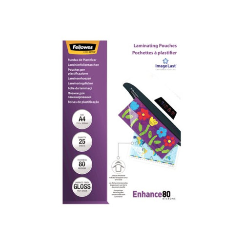 FELLOWES Fellowes ImageLast - 25-pack - glättat - A4 - lamineringsfickor
