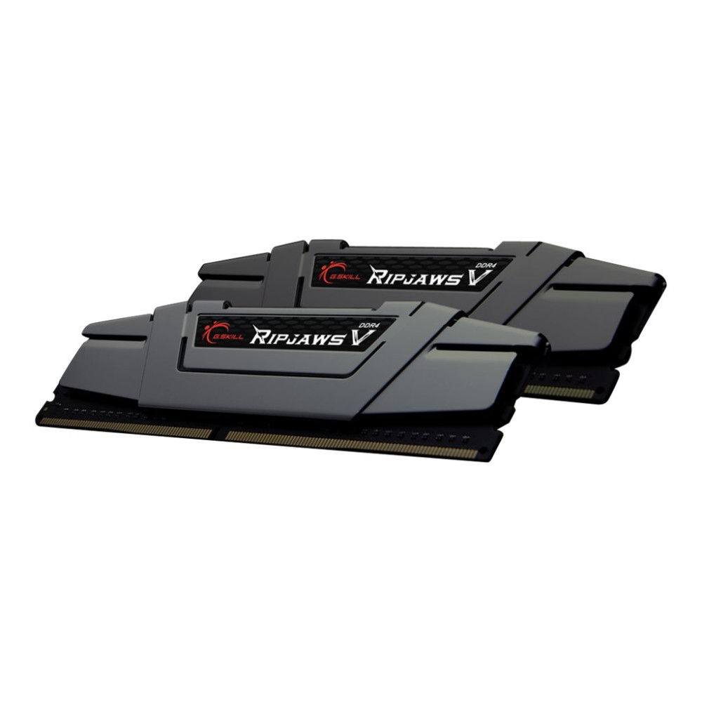 Produktbild för G.Skill Ripjaws V - DDR4 - sats - 16 GB: 2 x 8 GB - DIMM 288-pin - 3200 MHz / PC4-25600 - ej buffrad