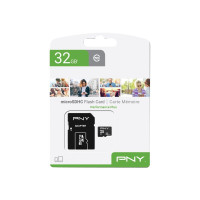 Produktbild för PNY Performance Plus - flash-minneskort - 32 GB - microSDHC