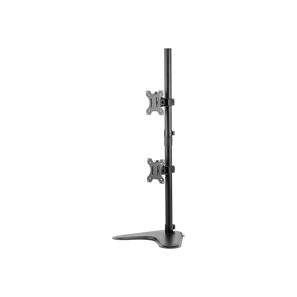 Produktbild för Fellowes Professional Series Free-standing Dual Stacking Monitor Arm ställ - för 2 monitorer - svart