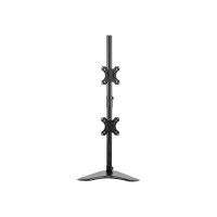Produktbild för Fellowes Professional Series Free-standing Dual Stacking Monitor Arm ställ - för 2 monitorer - svart