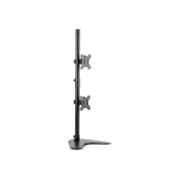 Produktbild för Fellowes Professional Series Free-standing Dual Stacking Monitor Arm ställ - för 2 monitorer - svart