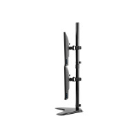 Produktbild för Fellowes Professional Series Free-standing Dual Stacking Monitor Arm ställ - för 2 monitorer - svart