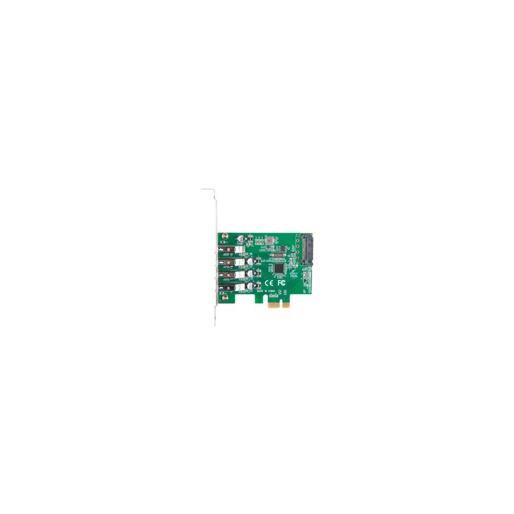 Produktbild för Lanberg PCE-US3-004 - USB-adapter - PCI Express x1 - USB 3.1 Gen 1 x 4