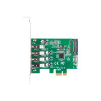 Produktbild för Lanberg PCE-US3-004 - USB-adapter - PCI Express x1 - USB 3.1 Gen 1 x 4