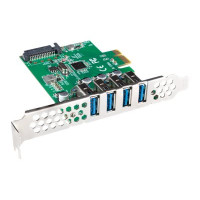 Produktbild för Lanberg PCE-US3-004 - USB-adapter - PCI Express x1 - USB 3.1 Gen 1 x 4