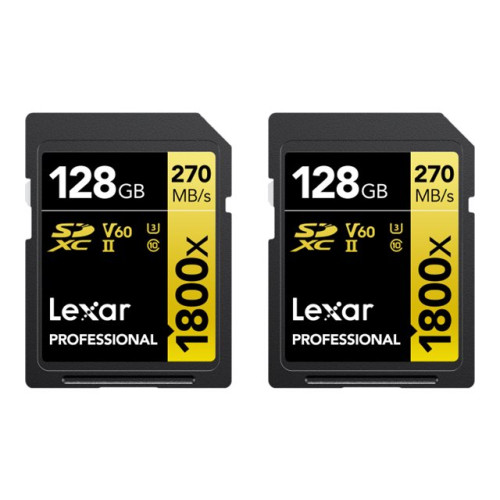 LEXAR Lexar Professional GOLD Series - flash-minneskort - 128 GB - SDXC UHS-II