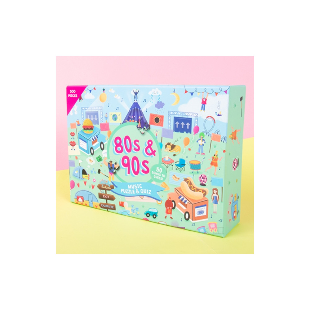 Produktbild för 80s & 90s Song Title Puzzle