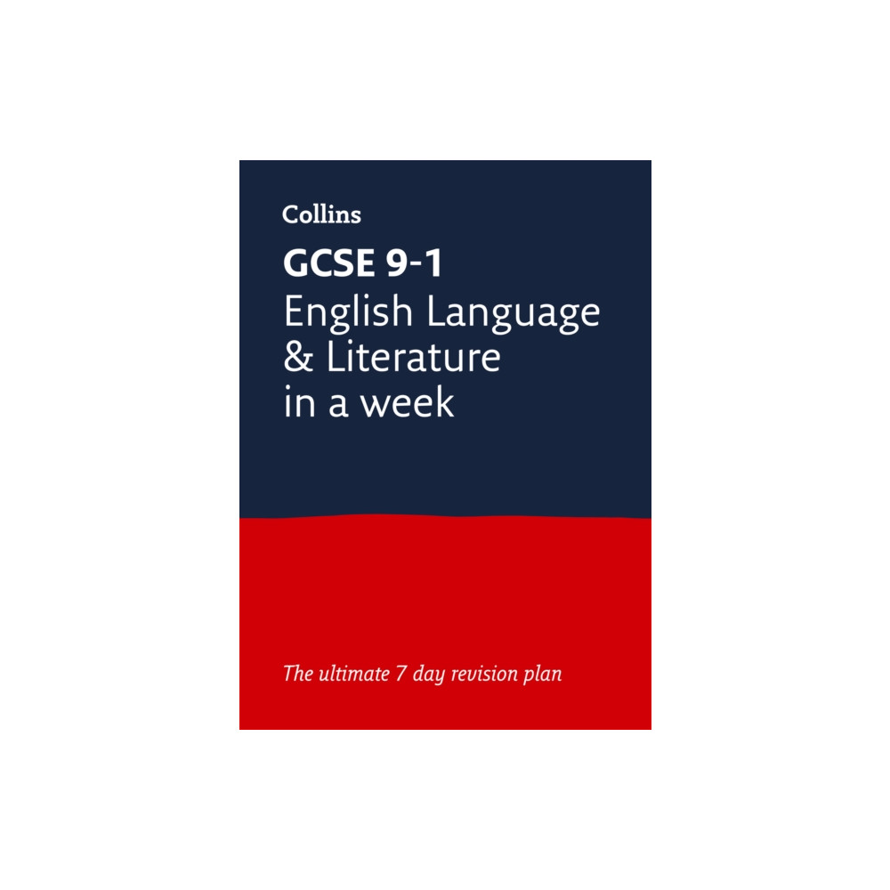 Produktbild för GCSE 9-1 English Language and Literature In A Week (häftad, eng)