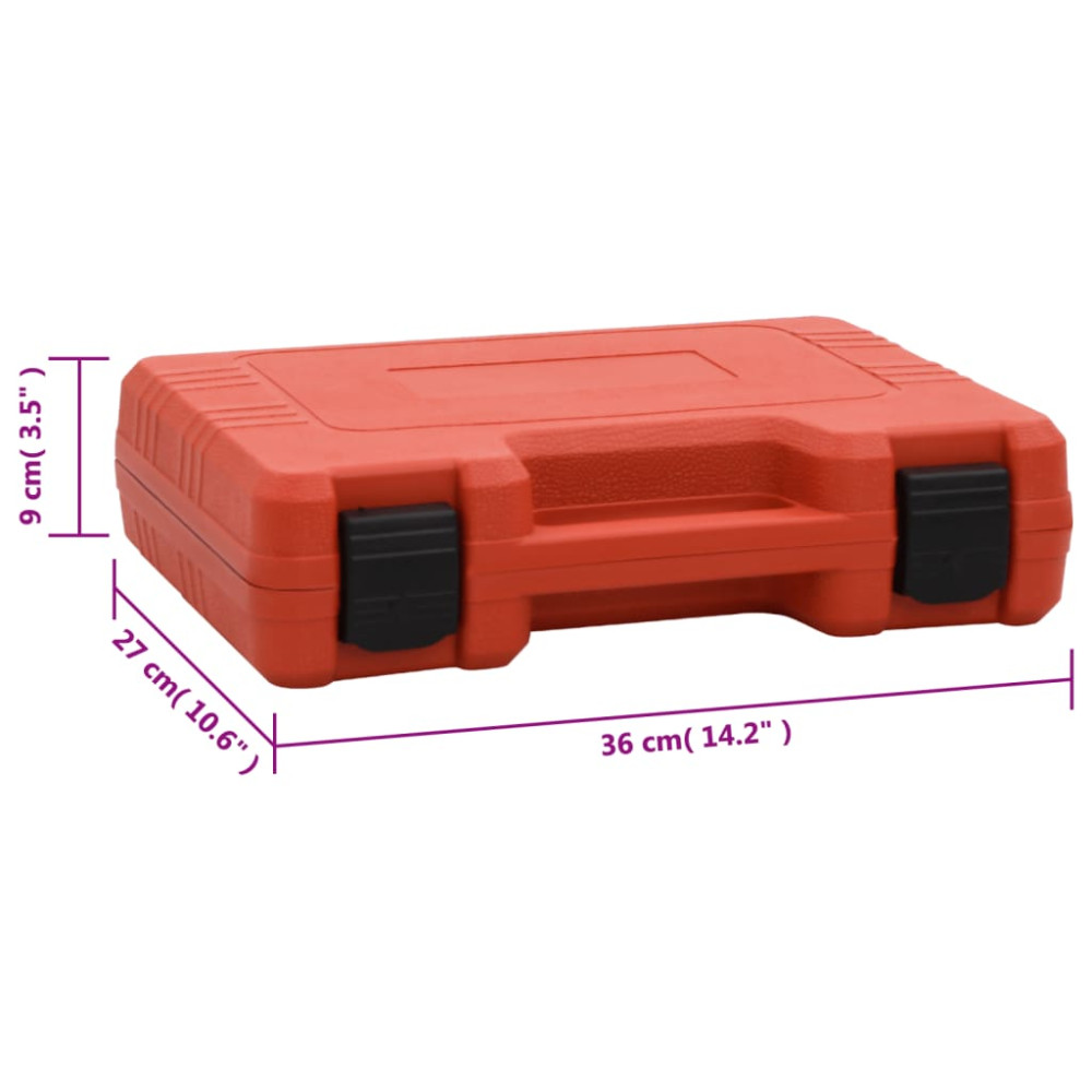 Produktbild för Läckagedetektor för luftkonditionering röd 36x27x9 cm