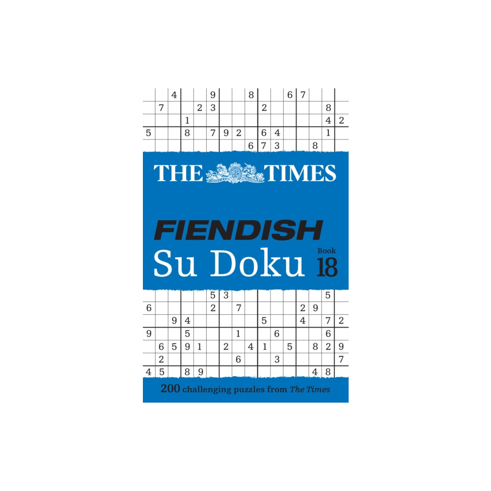 Produktbild för The Times Fiendish Su Doku Book 18 (häftad, eng)