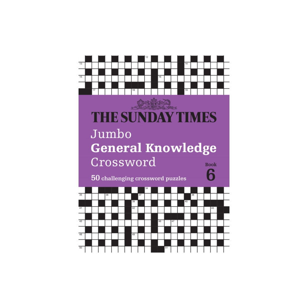 Produktbild för The Sunday Times Jumbo General Knowledge Crossword Book 6 (häftad, eng)