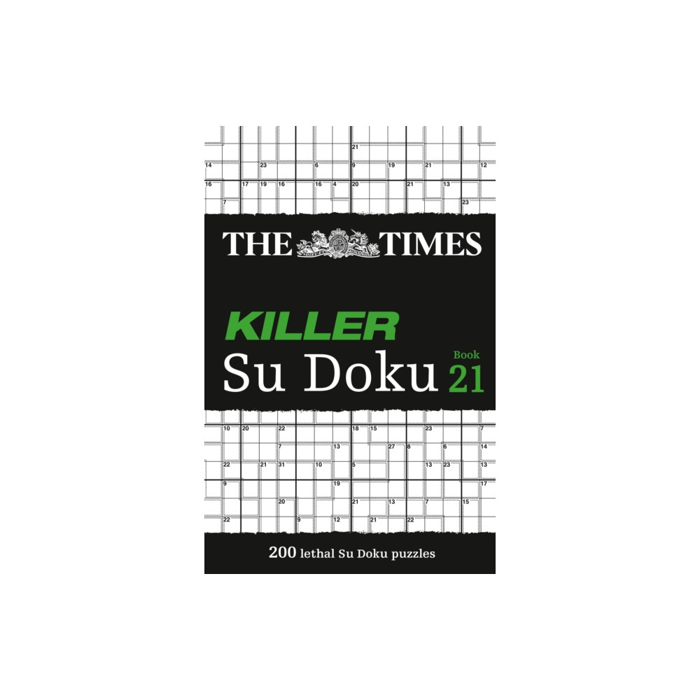 Produktbild för The Times Killer Su Doku Book 21 (häftad, eng)