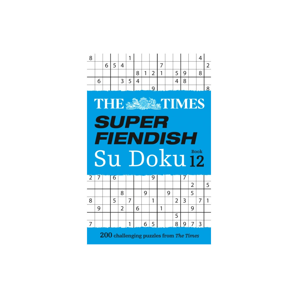 Produktbild för The Times Super Fiendish Su Doku Book 12 (häftad, eng)