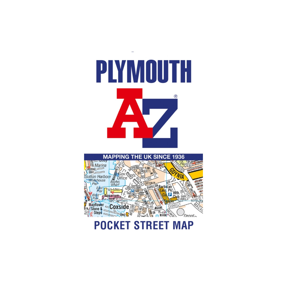 Produktbild för Plymouth A-Z Pocket Street Map