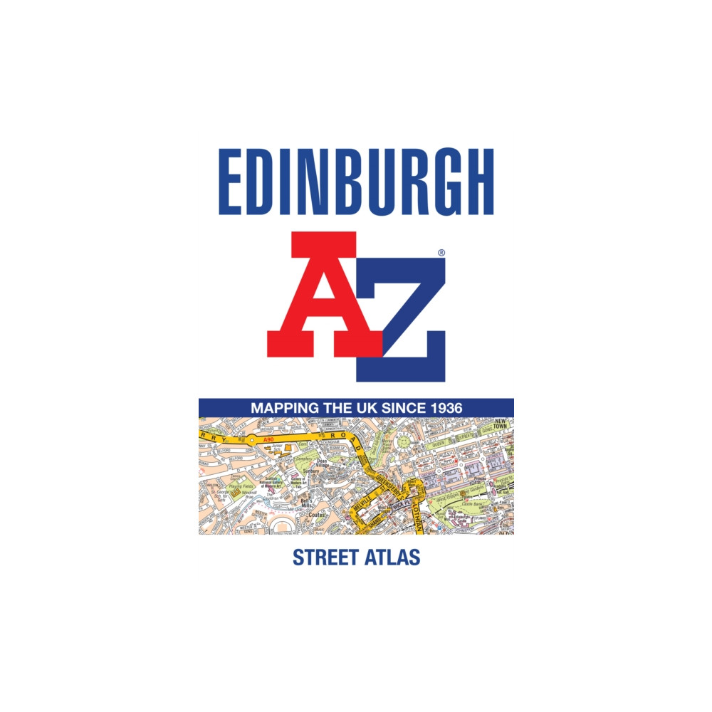 Produktbild för Edinburgh A-Z Street Atlas (häftad, eng)