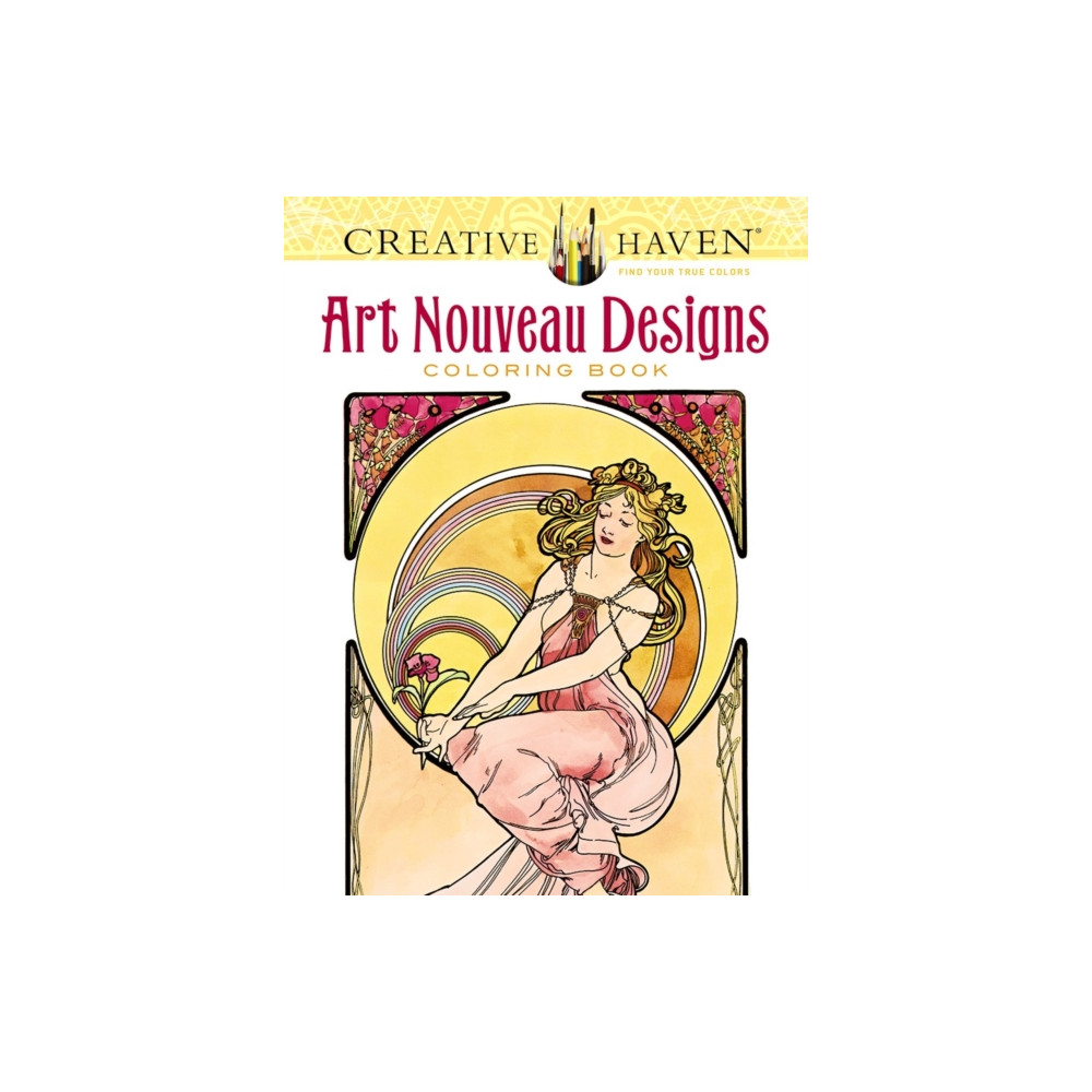 Produktbild för Creative Haven Art Nouveau Designs Coloring Book (häftad, eng)