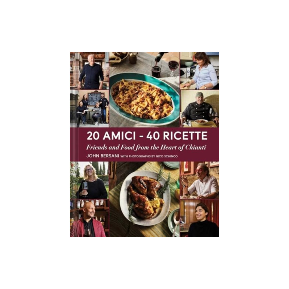 Produktbild för 20 Amici – 40 Ricette (20 Friends — 40 Recipes) (inbunden, eng)