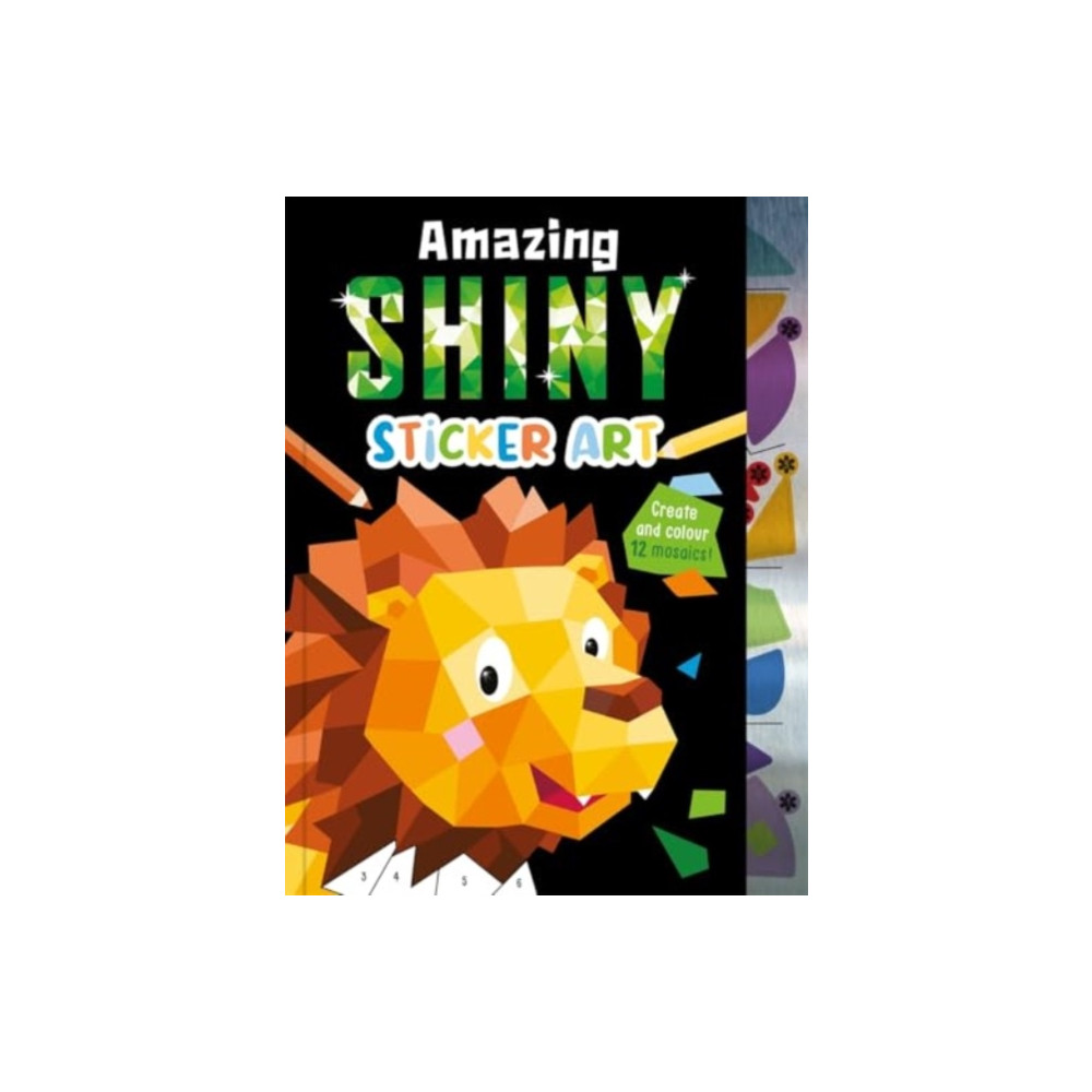 Produktbild för Amazing Shiny Sticker Art (häftad, eng)