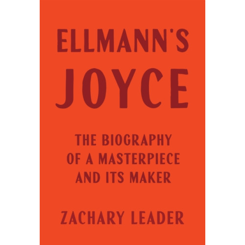 Harvard university press Ellmann's Joyce (inbunden, eng)