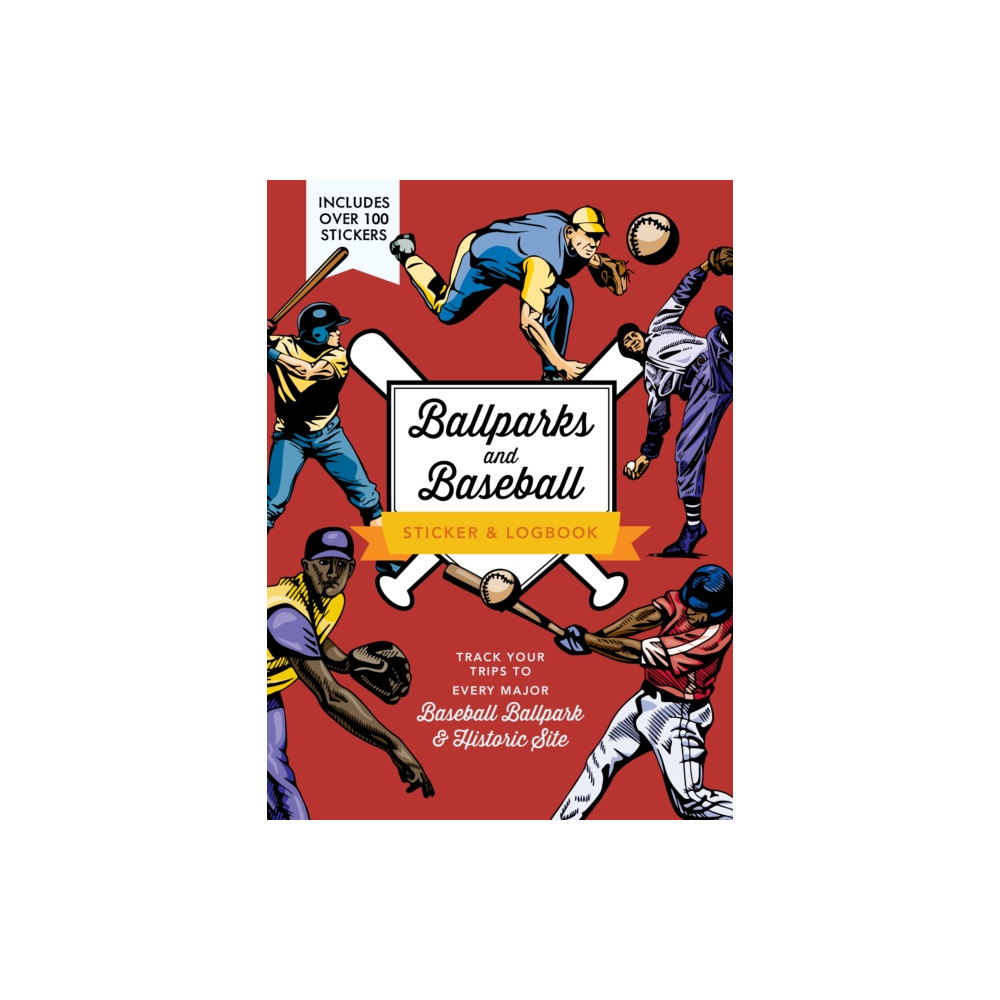 Produktbild för Ballparks and Baseball Sticker & Logbook (häftad, eng)
