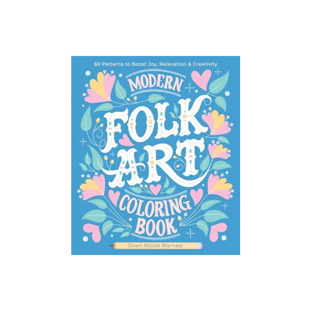 Produktbild för Modern Folk Art Coloring Book (häftad, eng)