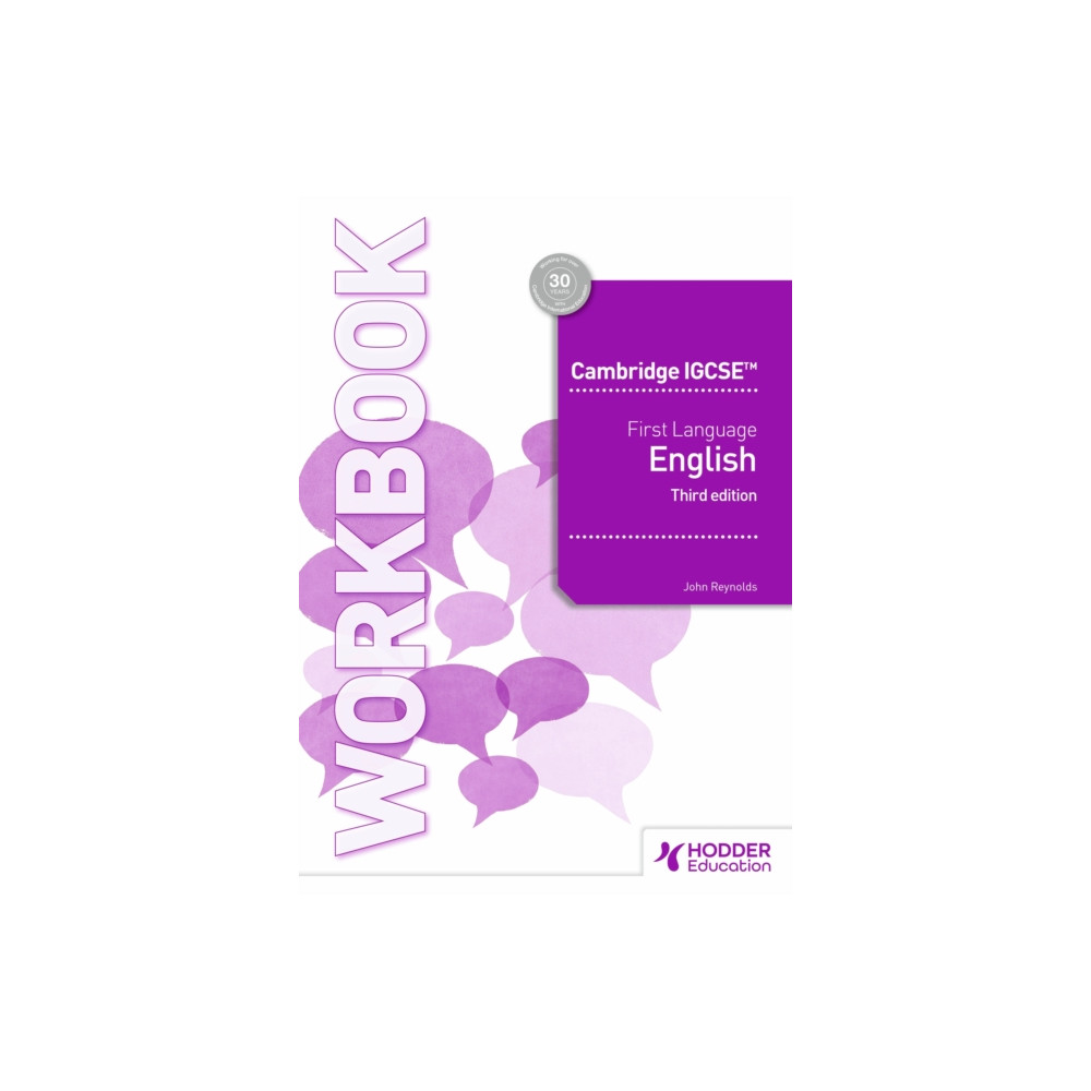 Produktbild för Cambridge IGCSE First Language English Workbook Third Edition (häftad, eng)