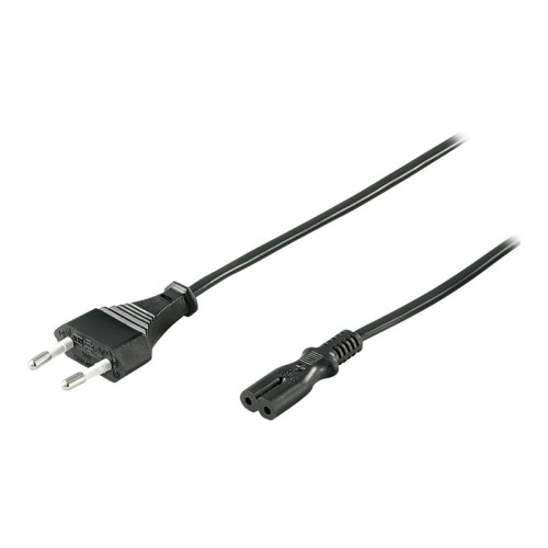 Goobay goobay NK 104 S-180 - strömkabel - Eurokontakt till power IEC 60320 C7 - 1.8 m