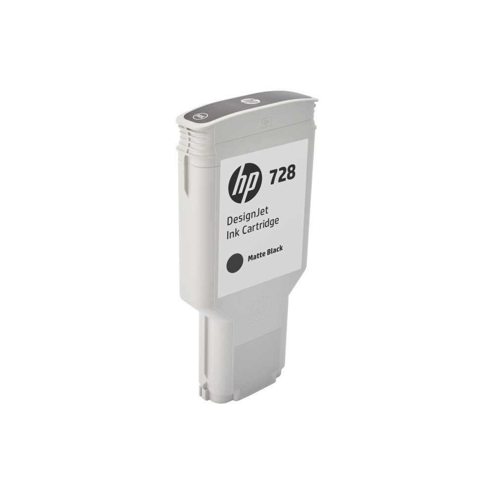 Produktbild för HP 728 - mattsvart - original - DesignJet - bläckpatron