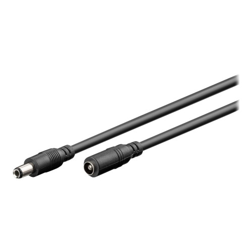 Goobay goobay - förlängningskabel för ström - Växelströmsjack 5,5 x 2,5 mm till Växelströmsjack 5,5 x 2,5 mm - 3 m